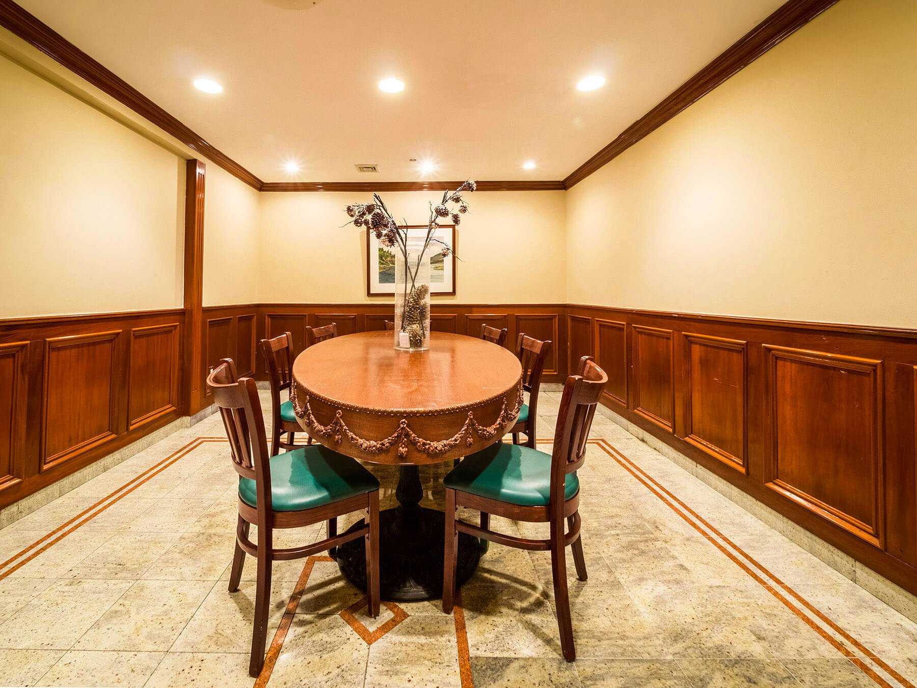 photo of conference room table