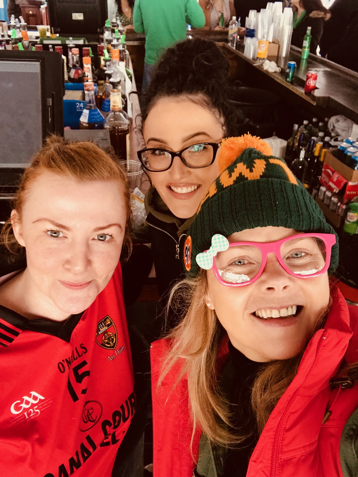 young group at the bar