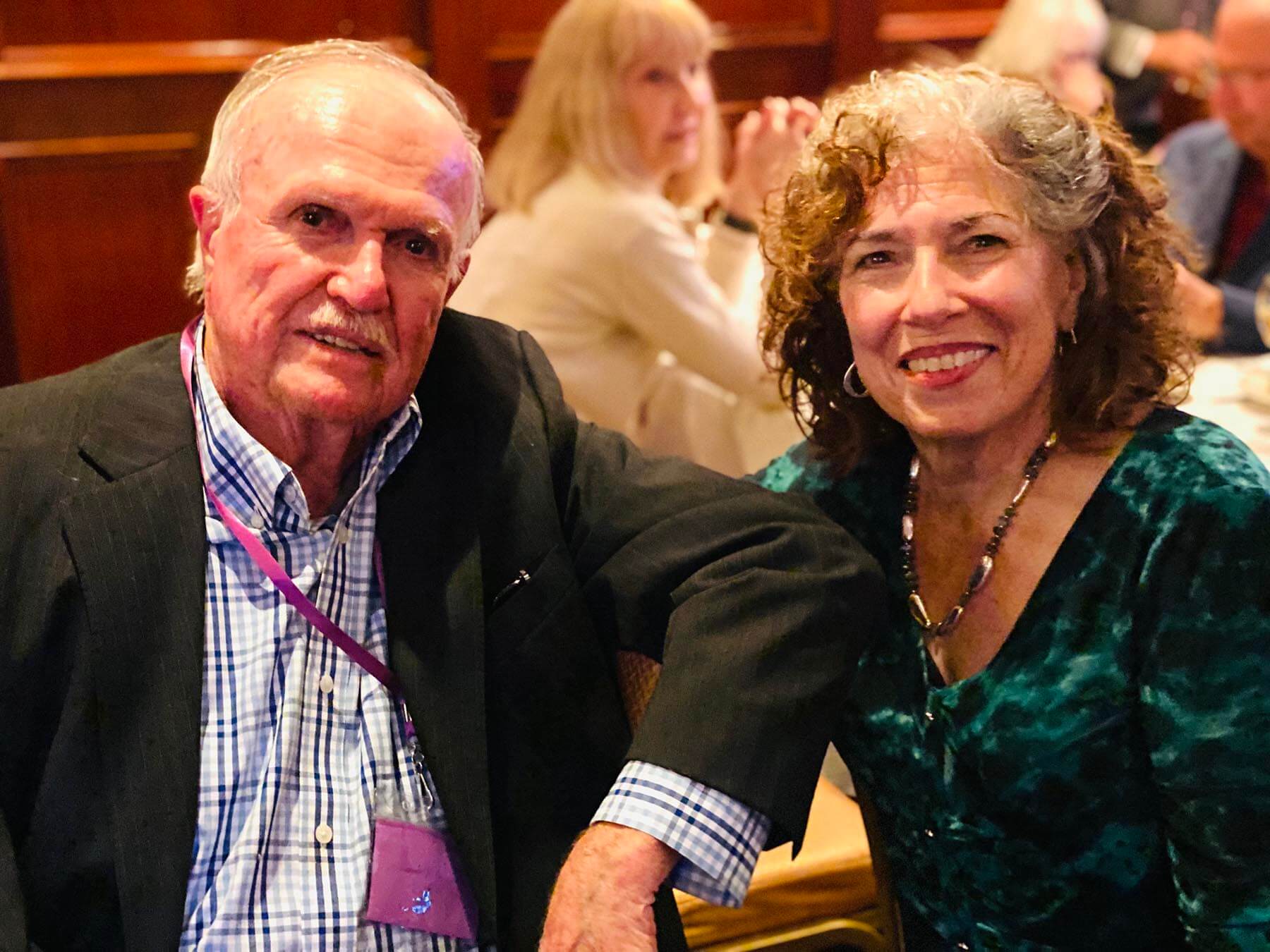 staff with two patrons