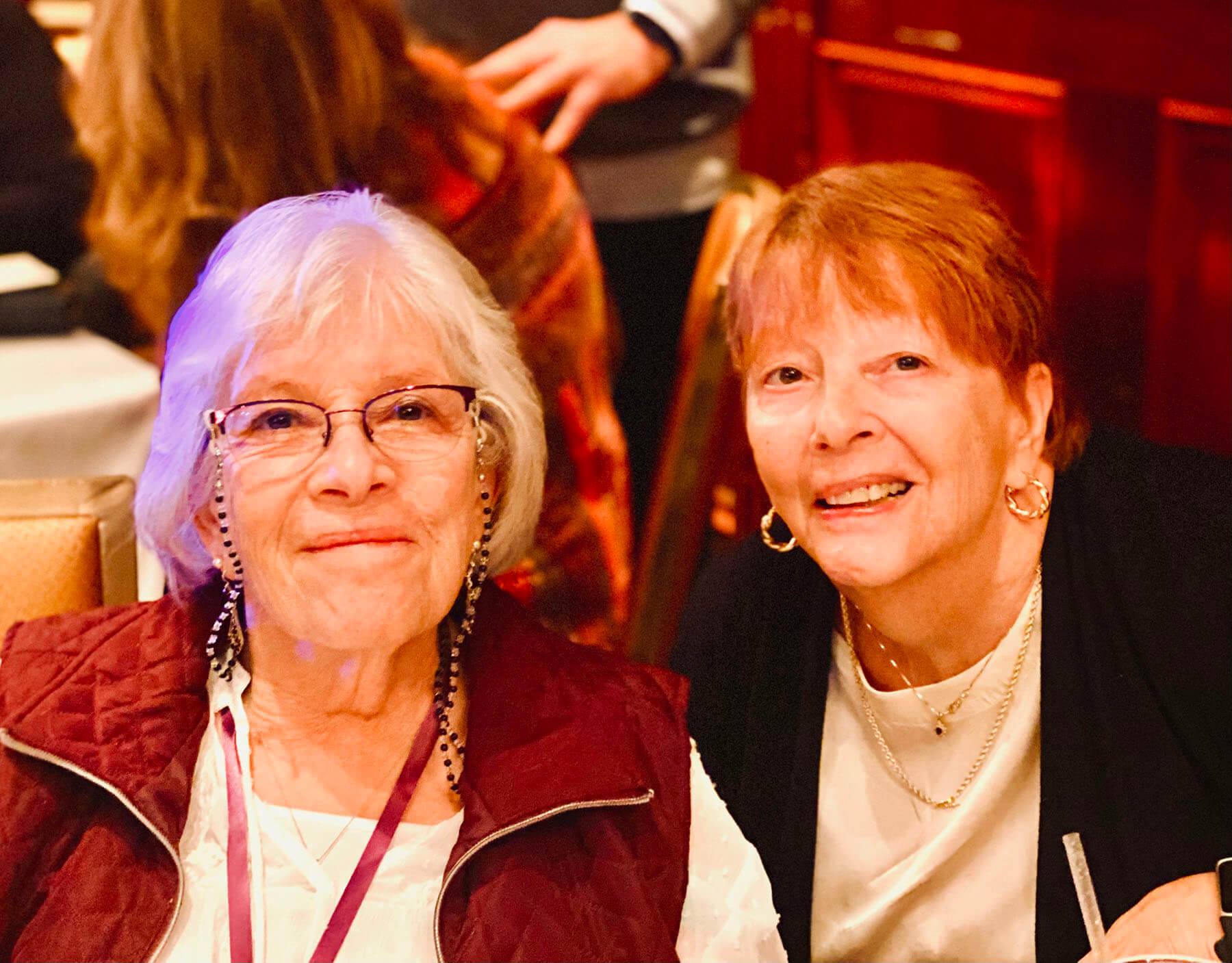 staff with two patrons