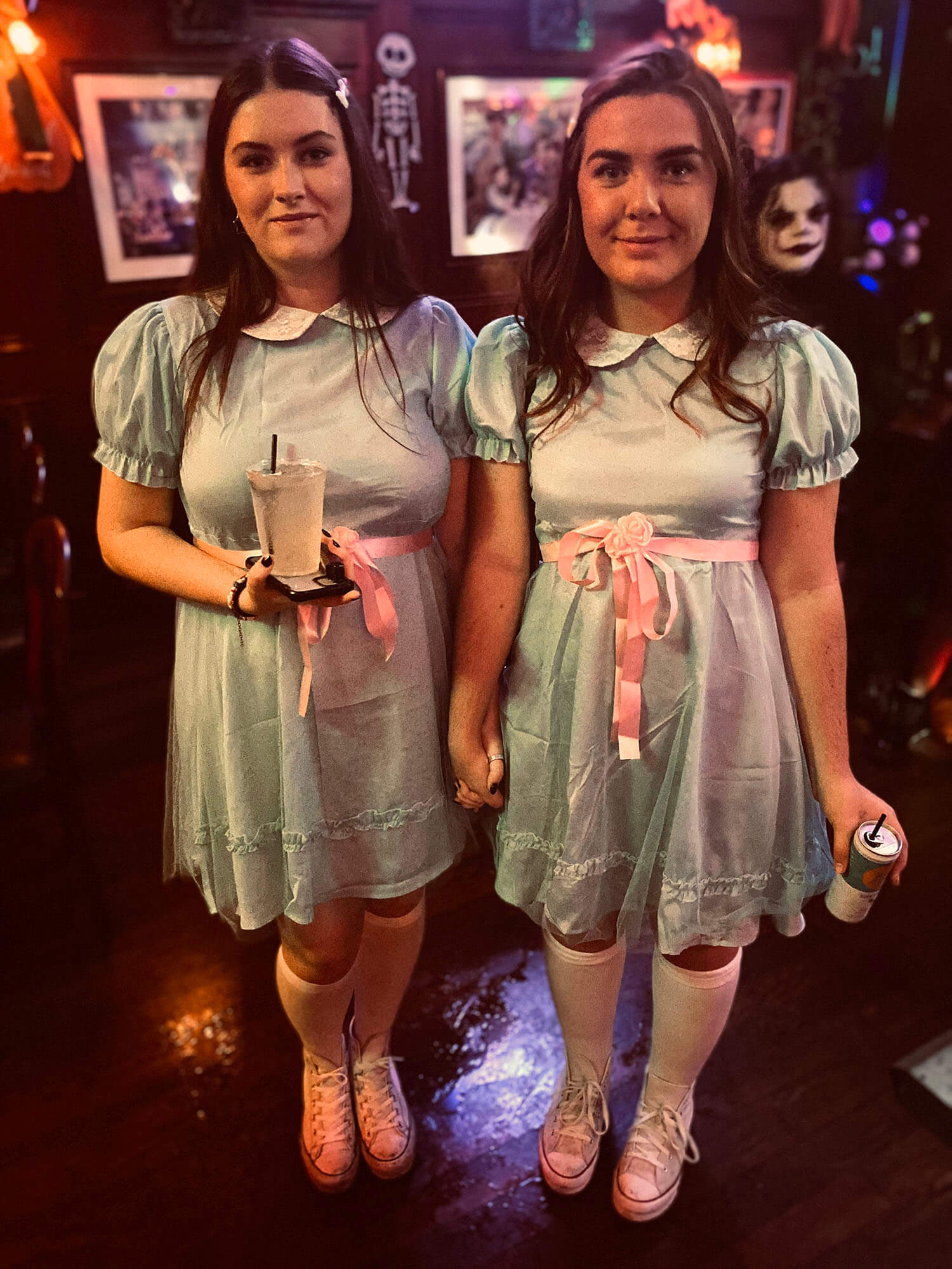 Photo of children in halloween costume