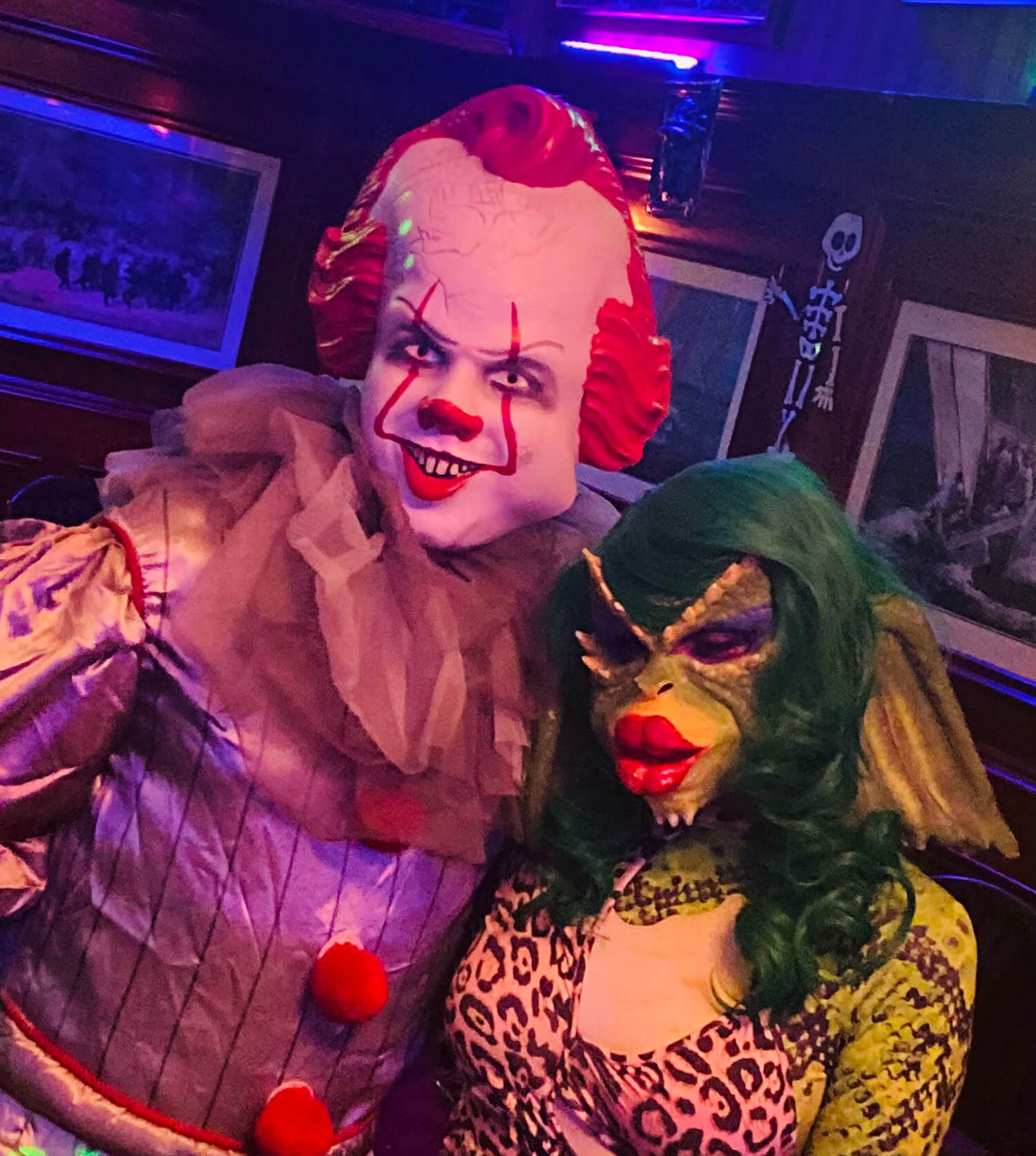 kid with a halloween costume