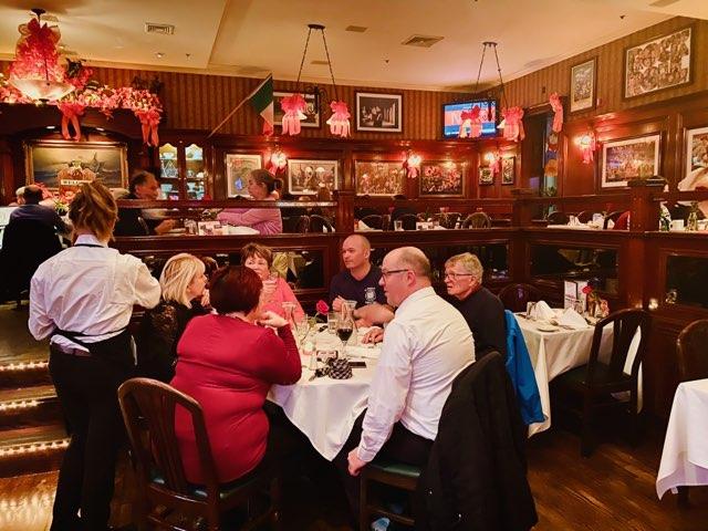 waitress holding cocktails
