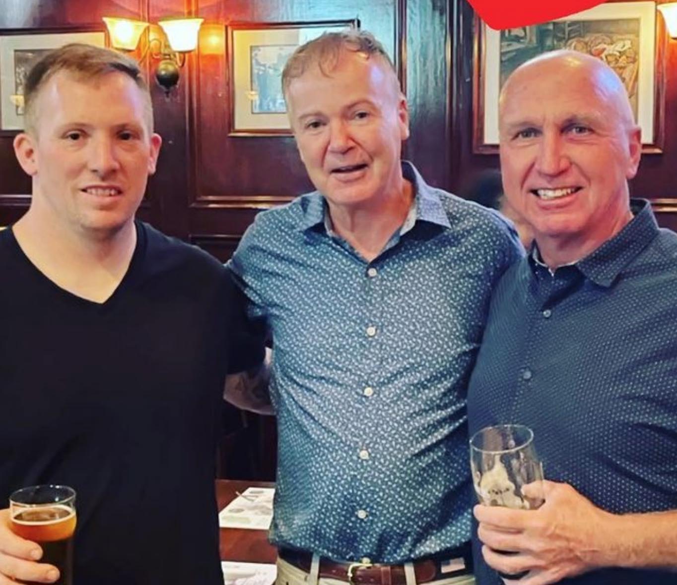 staff with two patrons