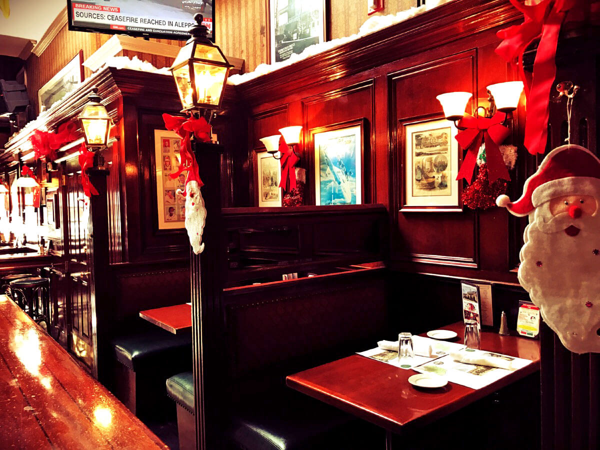 booth table decorated